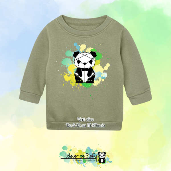 Sweat col rond Choupinou - Panda de l'atelier – Image 7