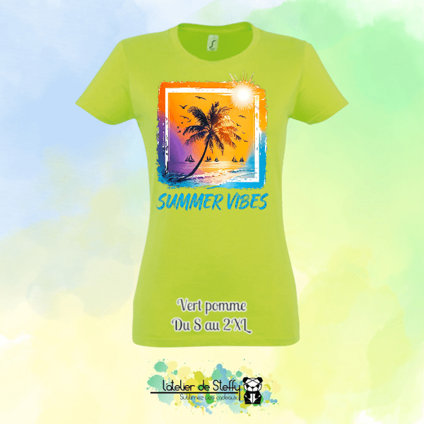 Tee shirt Steffy - Summer vibes – Image 28