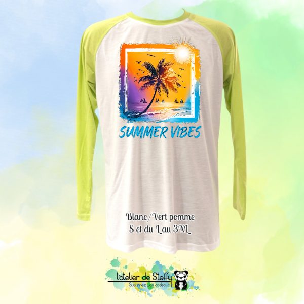 Tee shirt manches longues Adam - Summer vibes – Image 10