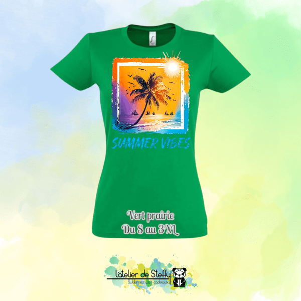 Tee shirt Steffy - Summer vibes – Image 29
