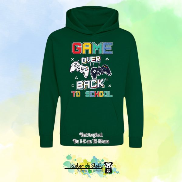 Sweat capuche Noah - Game over...Back to school – Image 42
