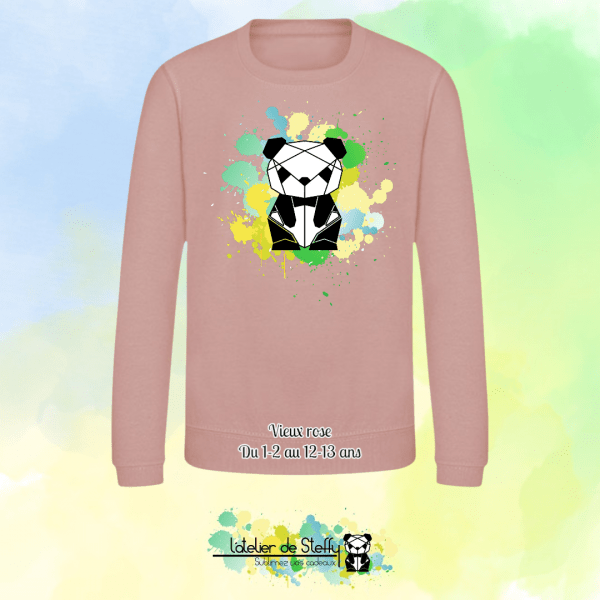 Sweat col rond Lyzo - Panda de l'atelier – Image 28