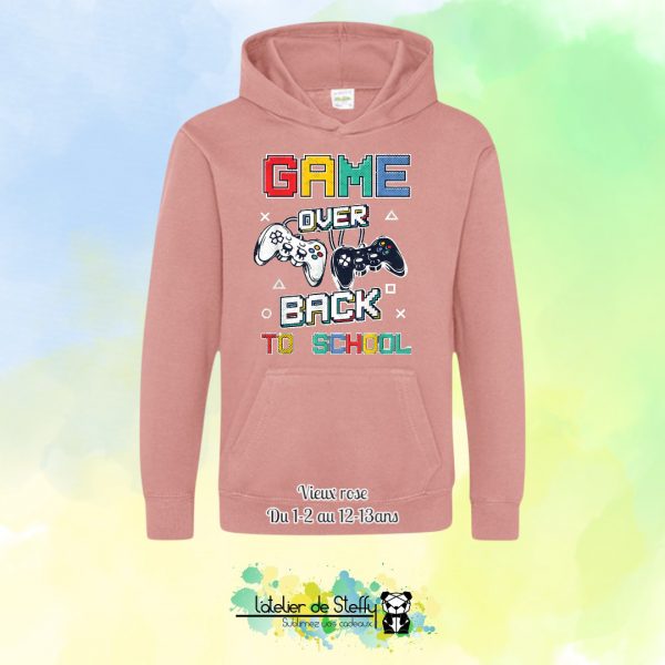 Sweat capuche Noah - Game over...Back to school – Image 43