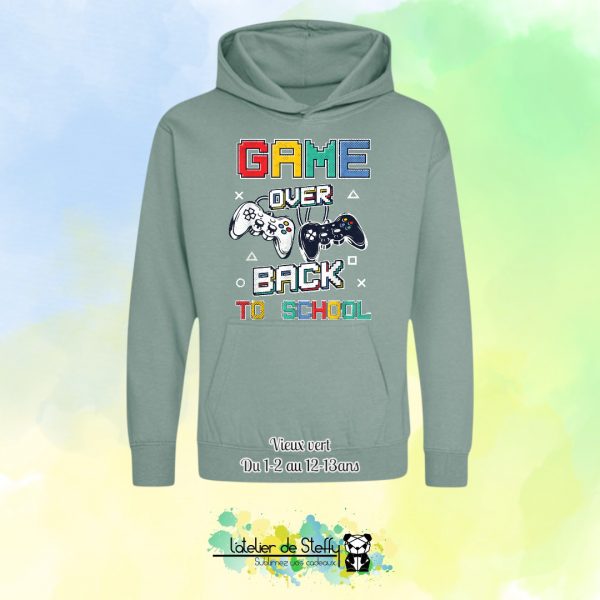 Sweat capuche Noah - Game over...Back to school – Image 44