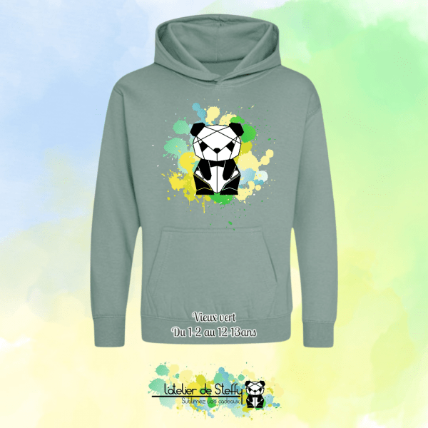Sweat capuche Noah - Panda de l'atelier – Image 44