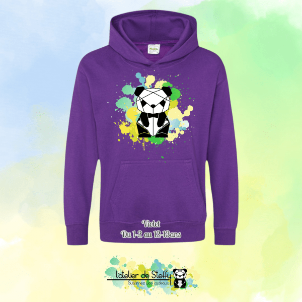 Sweat capuche Noah - Panda de l'atelier – Image 45