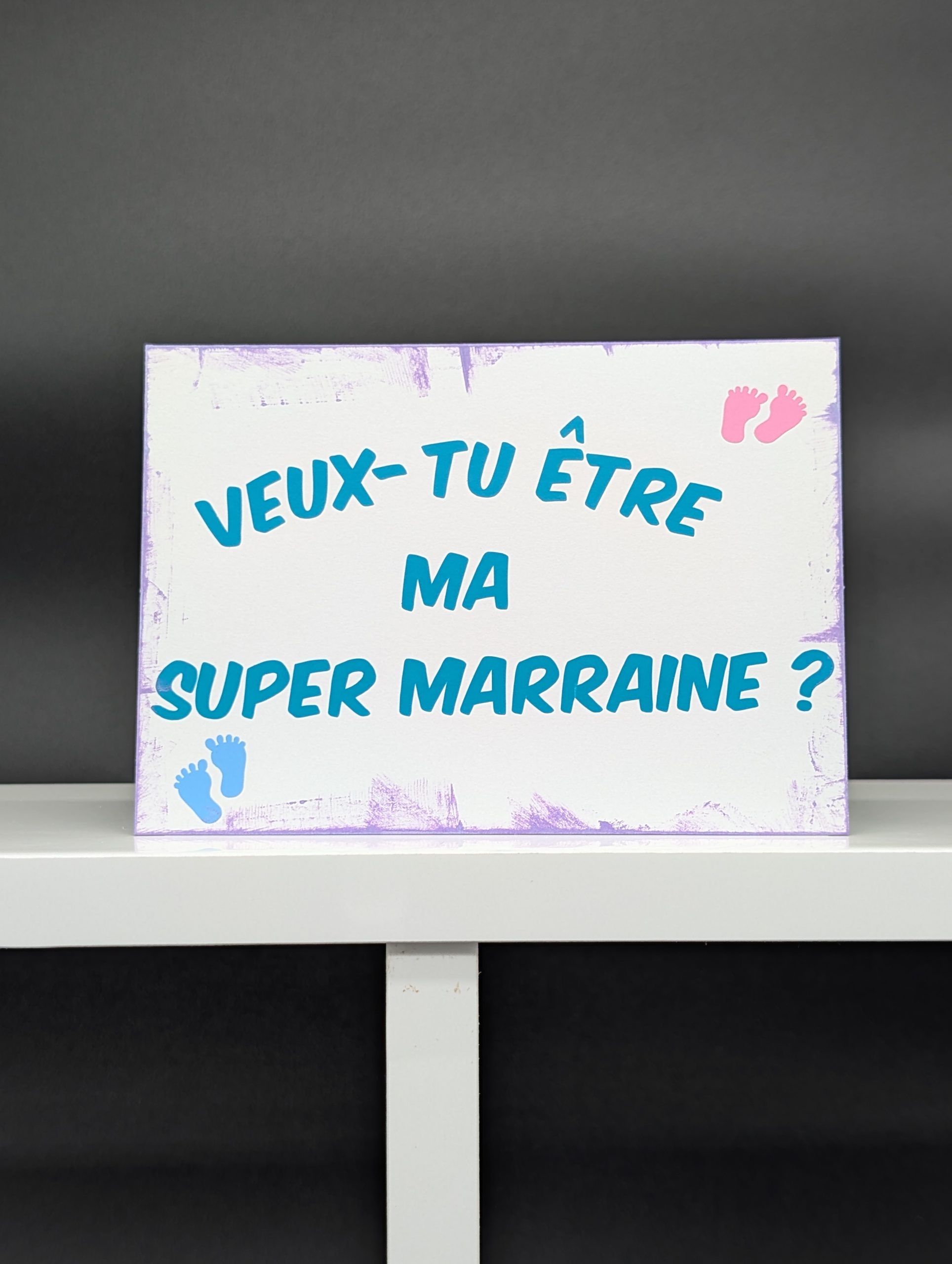 Carte 748 - Veux tu être ma super marraine ?
