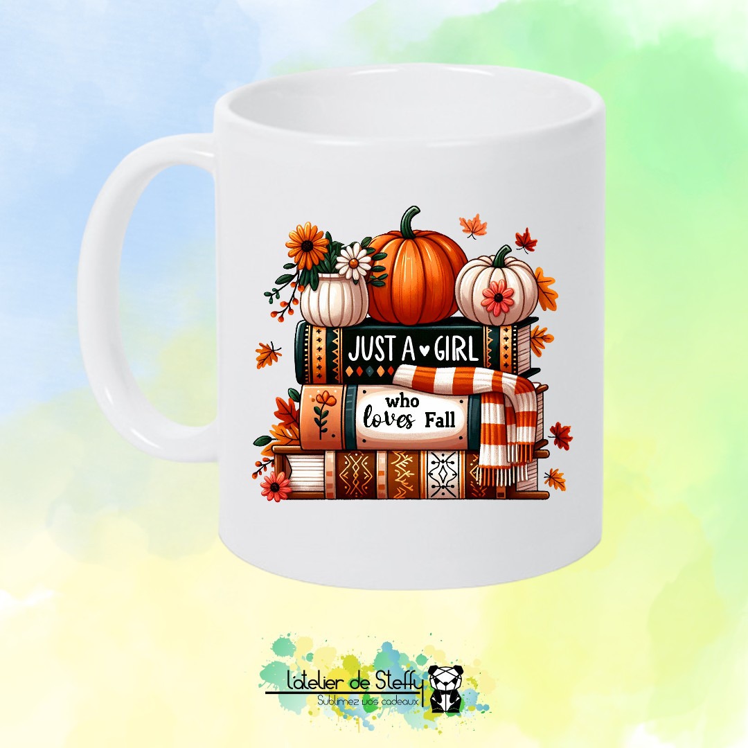 Mug blanc - Amour d'automne