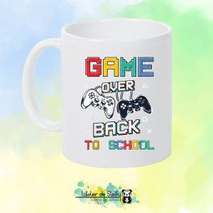 Mug blanc - Game over...Back to school