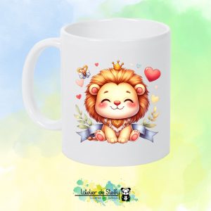Mug blanc - Lionceau kawaii