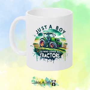Mug blanc - Fan de tracteurs