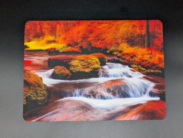 Tapis de souris rectangle - Automne rivière