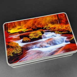 Boîte métal - Automne rivière