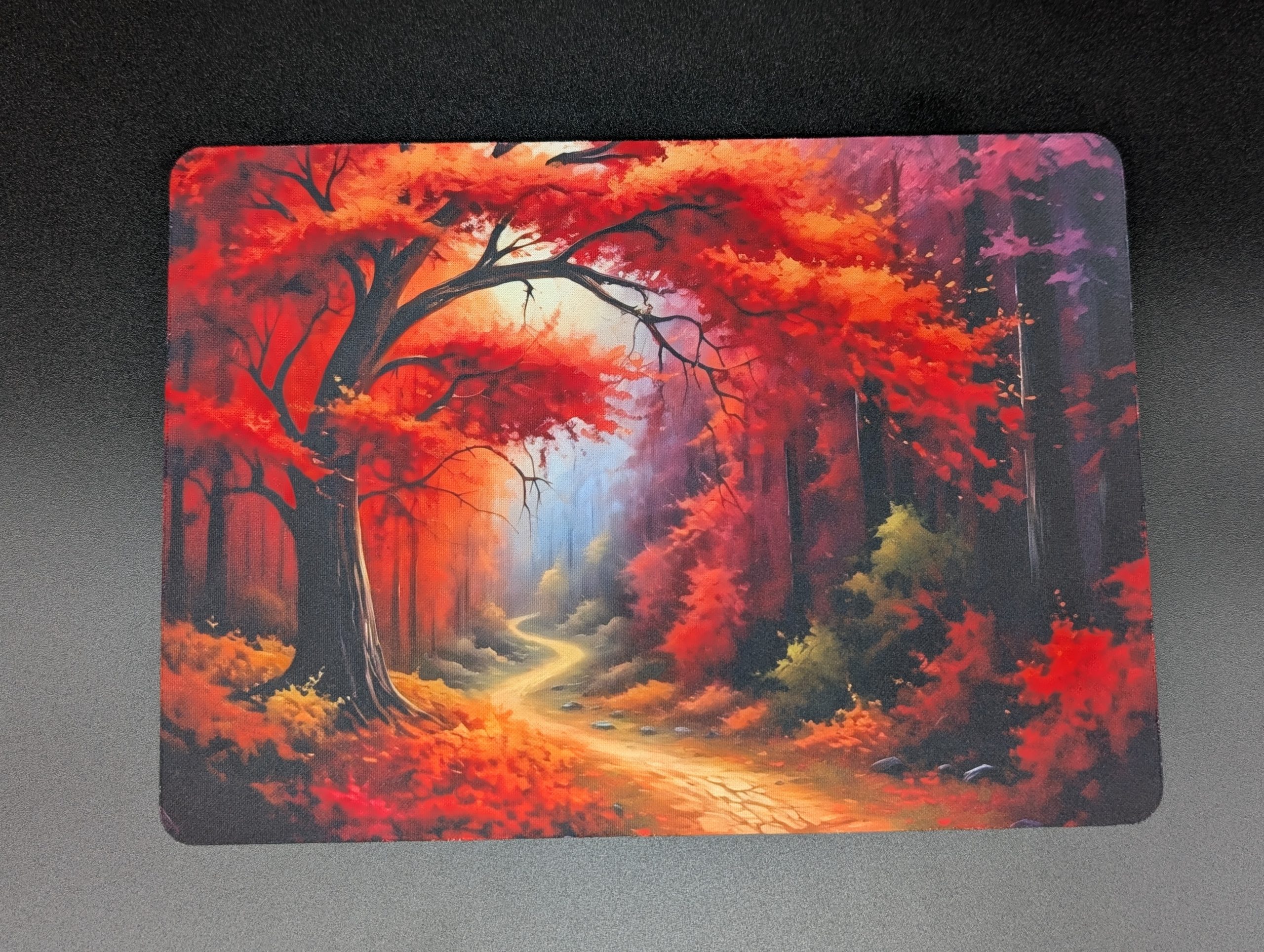 Tapis de souris rectangle - Automne sous bois