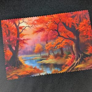 Lingette lunettes/écrans - Automne sous bois et rivière