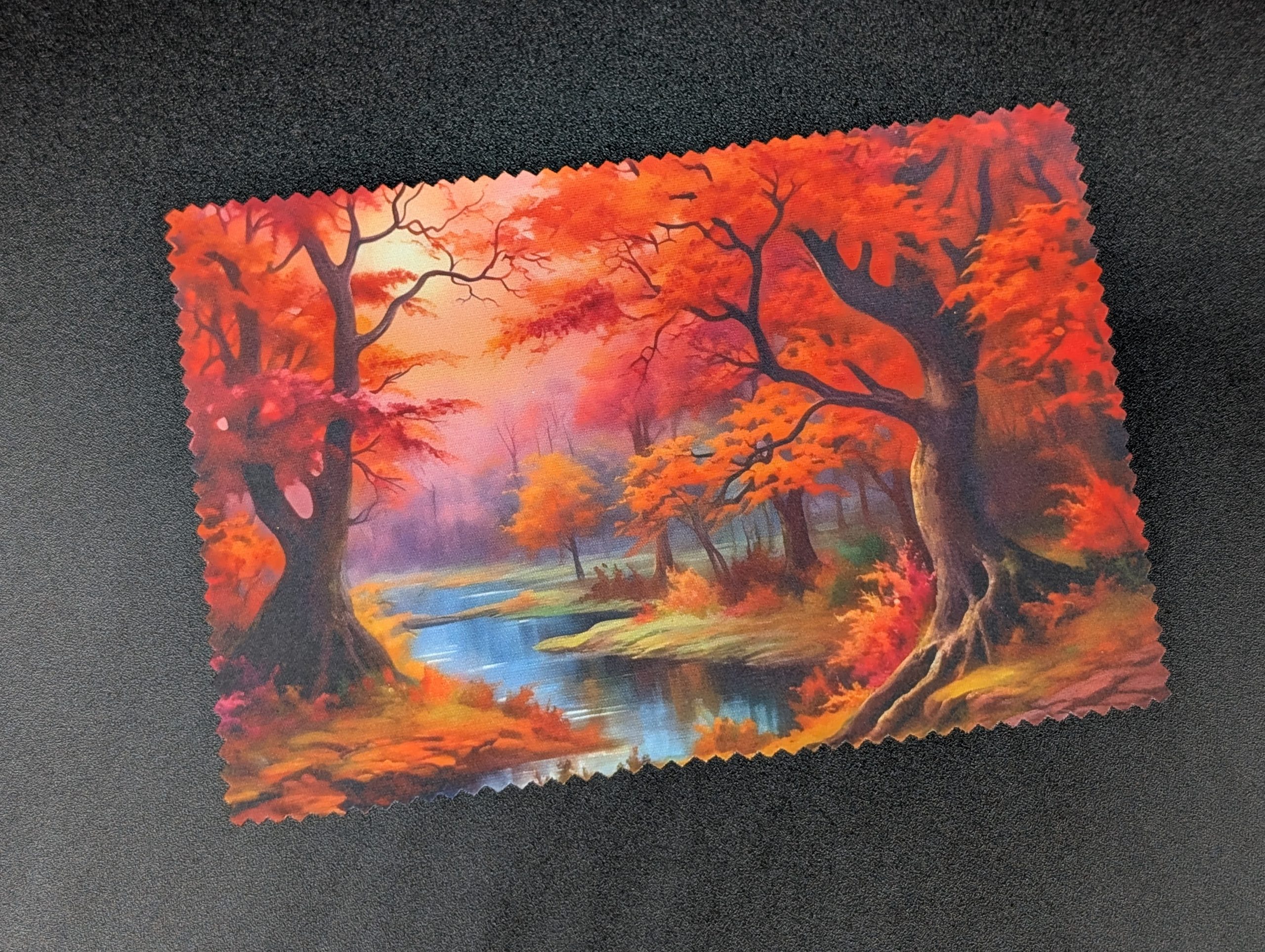 Lingette lunettes/écrans - Automne sous bois et rivière
