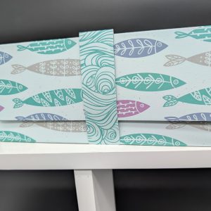 Pochette cadeau - Banc de poissons