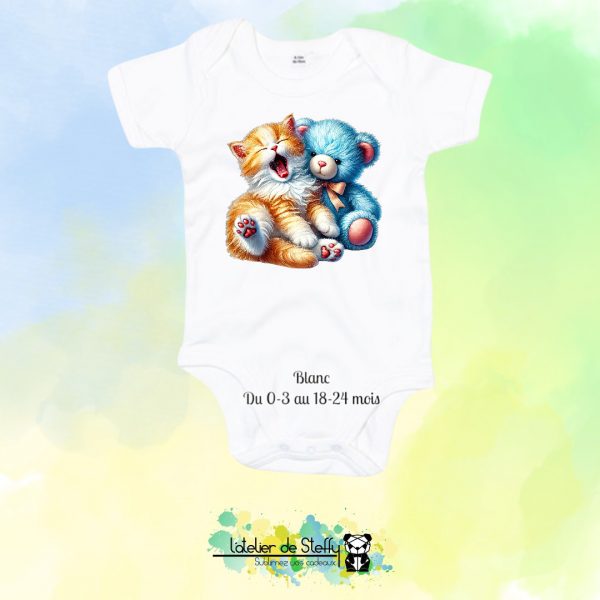 Body Pouyoute - Chaton et ourson