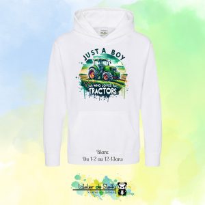 Sweat capuche Noah - Fan de tracteurs