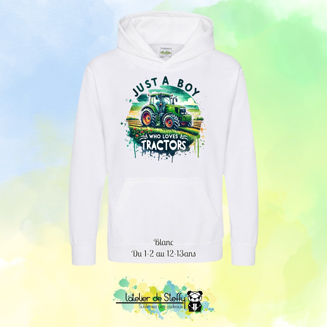 Sweat capuche Noah - Fan de tracteurs