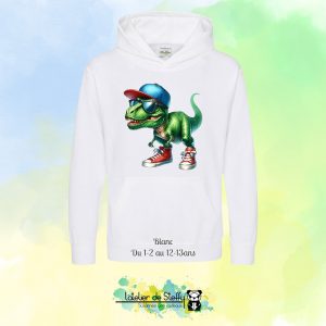 Sweat capuche Noah - T-rex cool