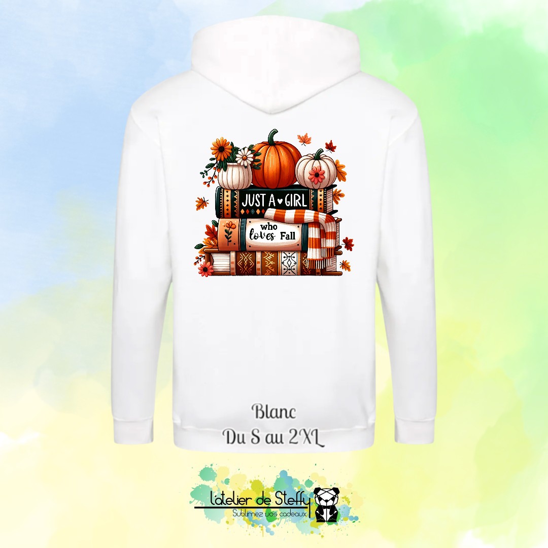 Veste sweat capuche Tof - Amour d'automne