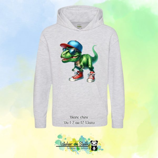 Sweat capuche Noah - T-rex cool – Image 2