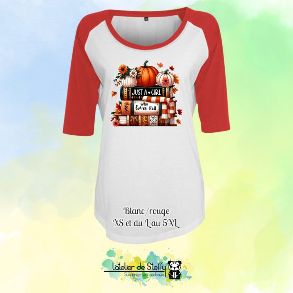 Tee-shirt manches 3/4 Majo - Amour d'automne – Image 3