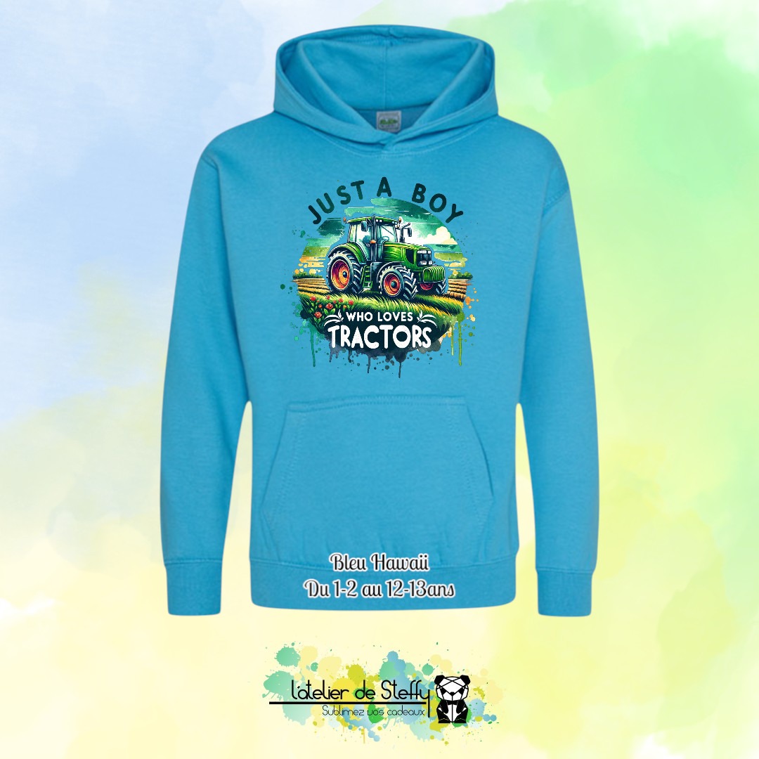 Sweat capuche Noah - Fan de tracteurs – Image 7