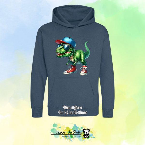 Sweat capuche Noah - T-rex cool – Image 3