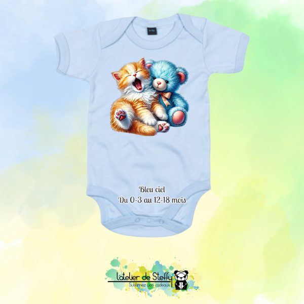 Body Pouyoute - Chaton et ourson – Image 2