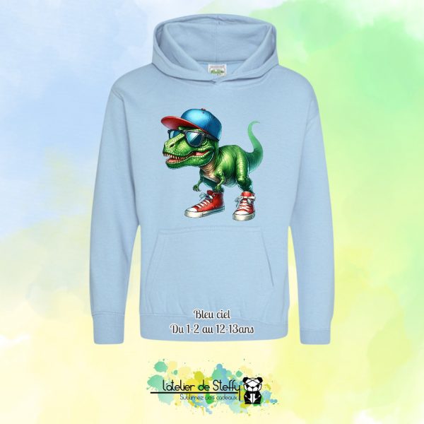 Sweat capuche Noah - T-rex cool – Image 4