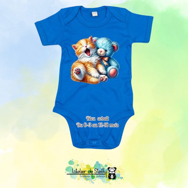 Body Pouyoute - Chaton et ourson – Image 3