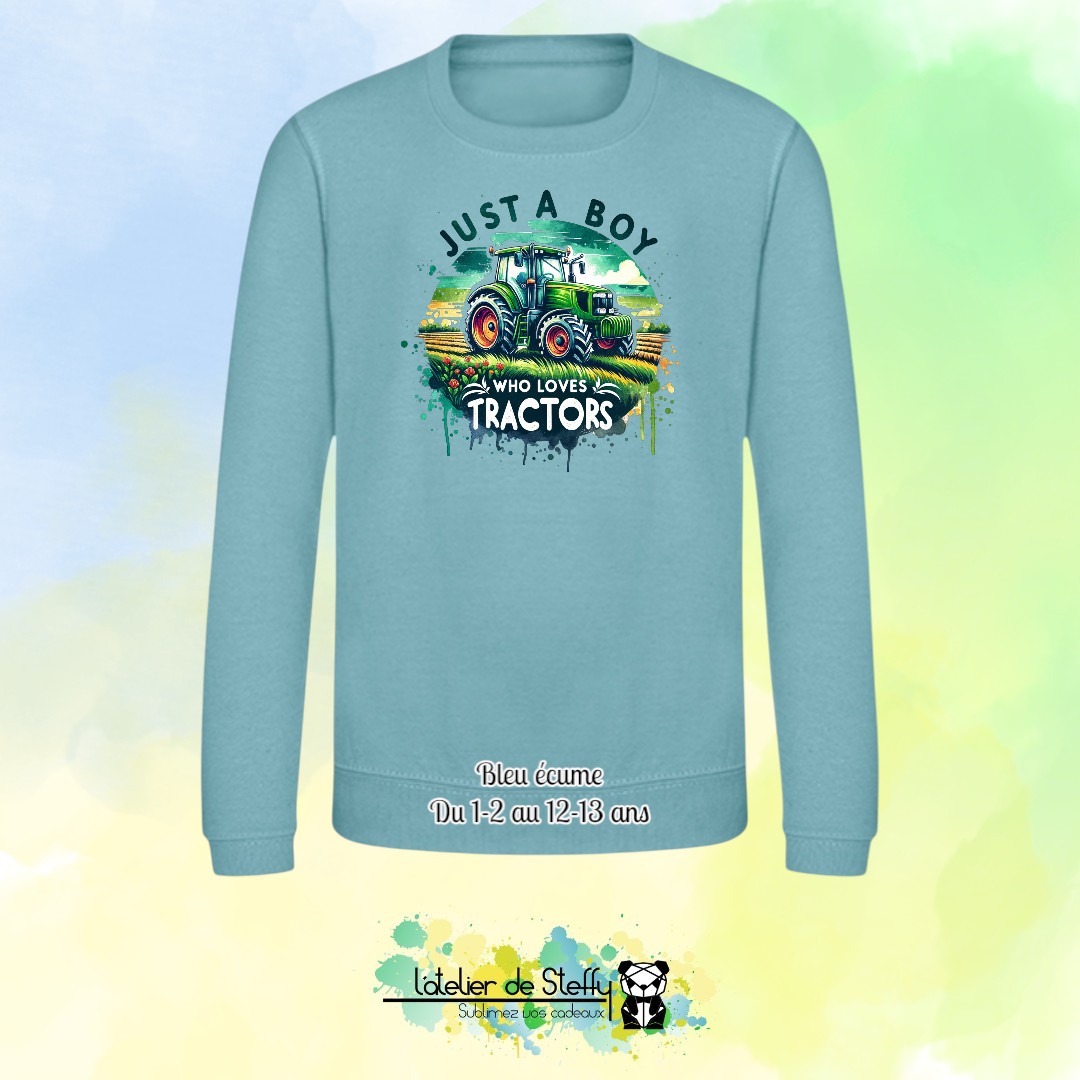 Sweat col rond Lyzo - Fan de tracteurs – Image 3