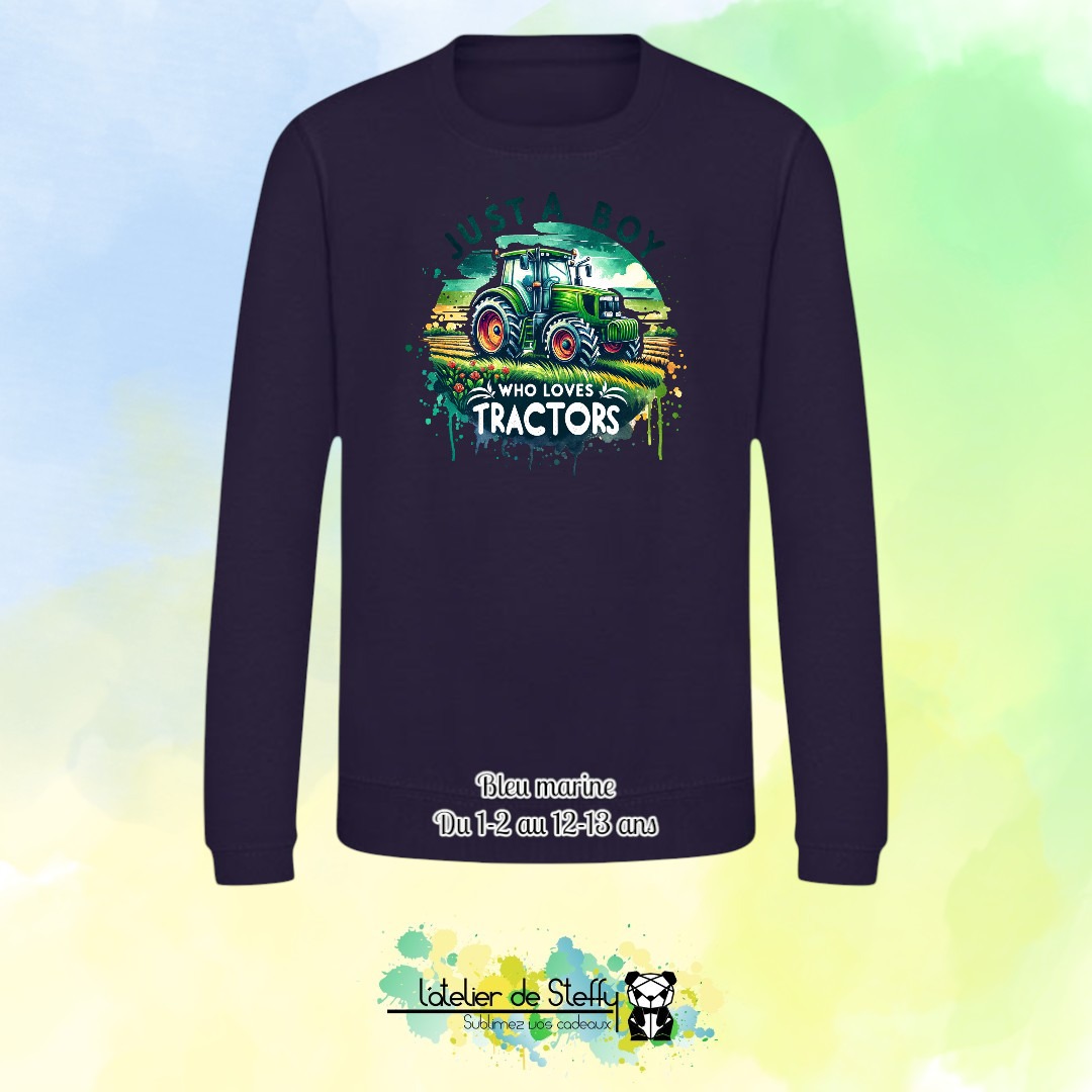 Sweat col rond Lyzo - Fan de tracteurs – Image 5