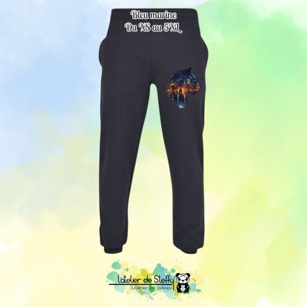 Pantalon jogging Isa - Tigre nocturne – Image 3