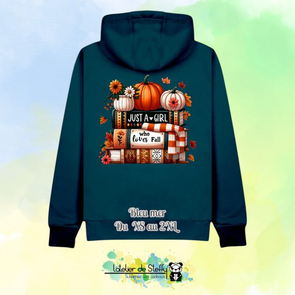 Veste sweat capuche Cath - Amour d'automne – Image 6