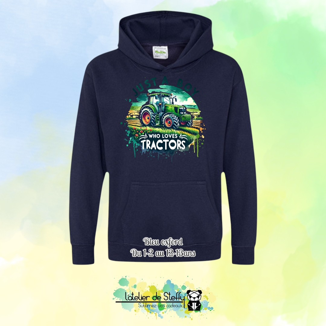 Sweat capuche Noah - Fan de tracteurs – Image 9