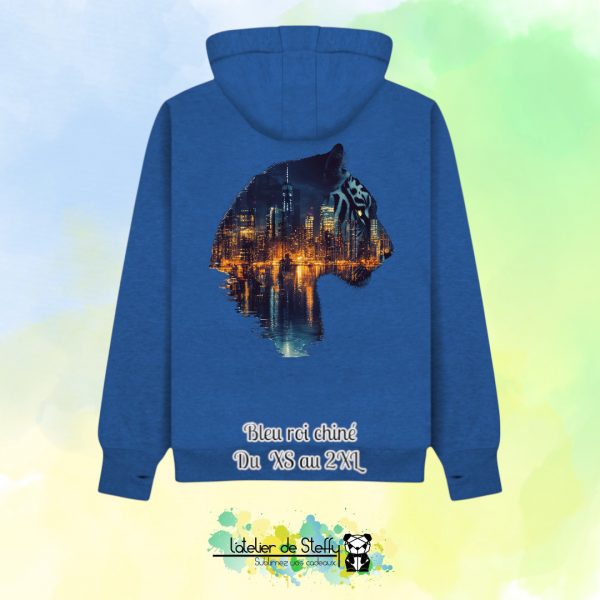 Veste sweat capuche Cath - Tigre nocturne – Image 8