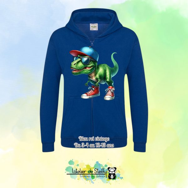Veste sweat capuche Lou - T-rex cool – Image 5