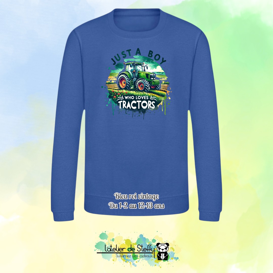 Sweat col rond Lyzo - Fan de tracteurs – Image 8