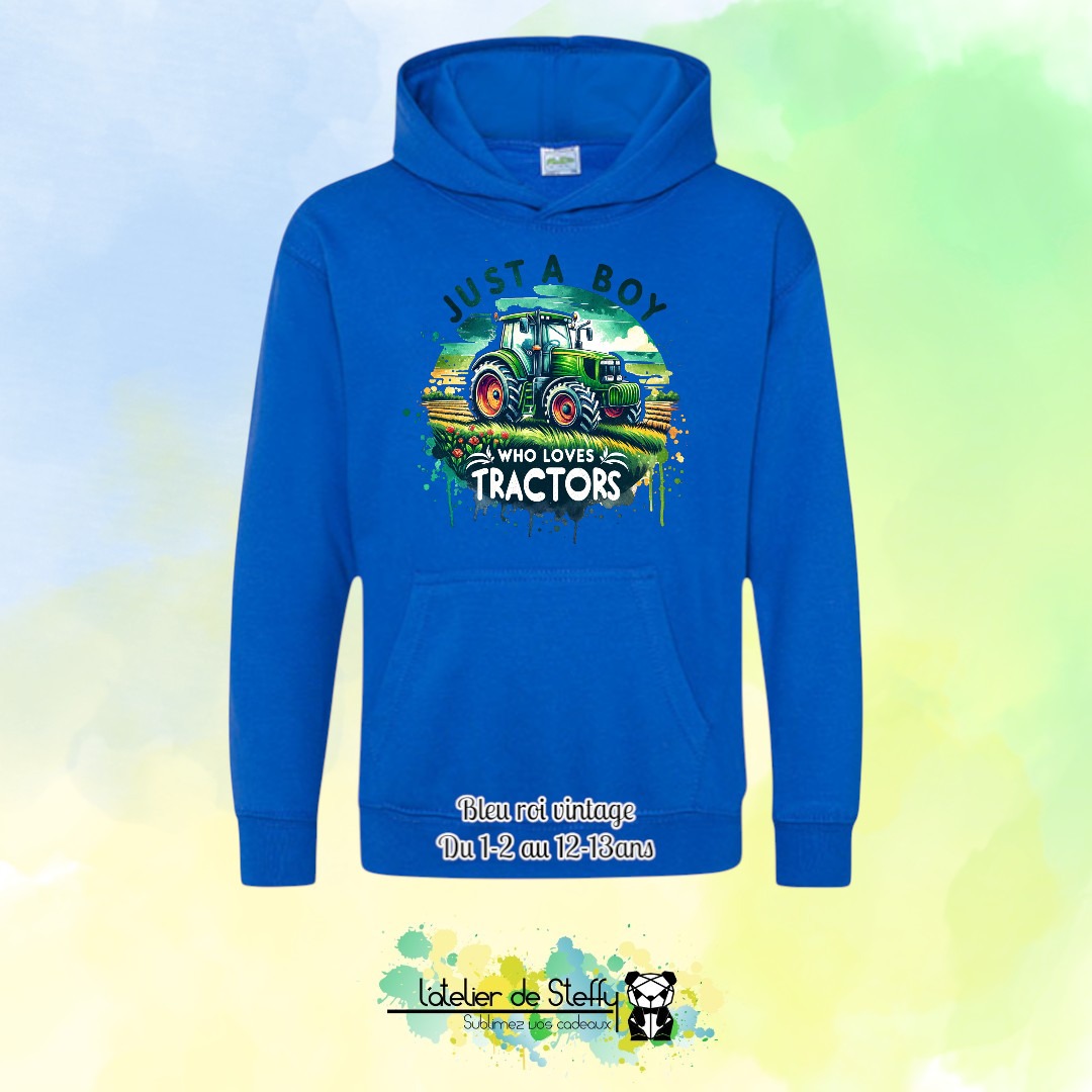 Sweat capuche Noah - Fan de tracteurs – Image 11