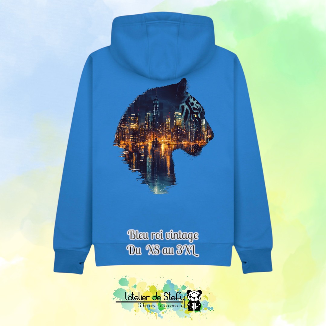 Sweat capuche JP - Tigre nocturne – Image 9