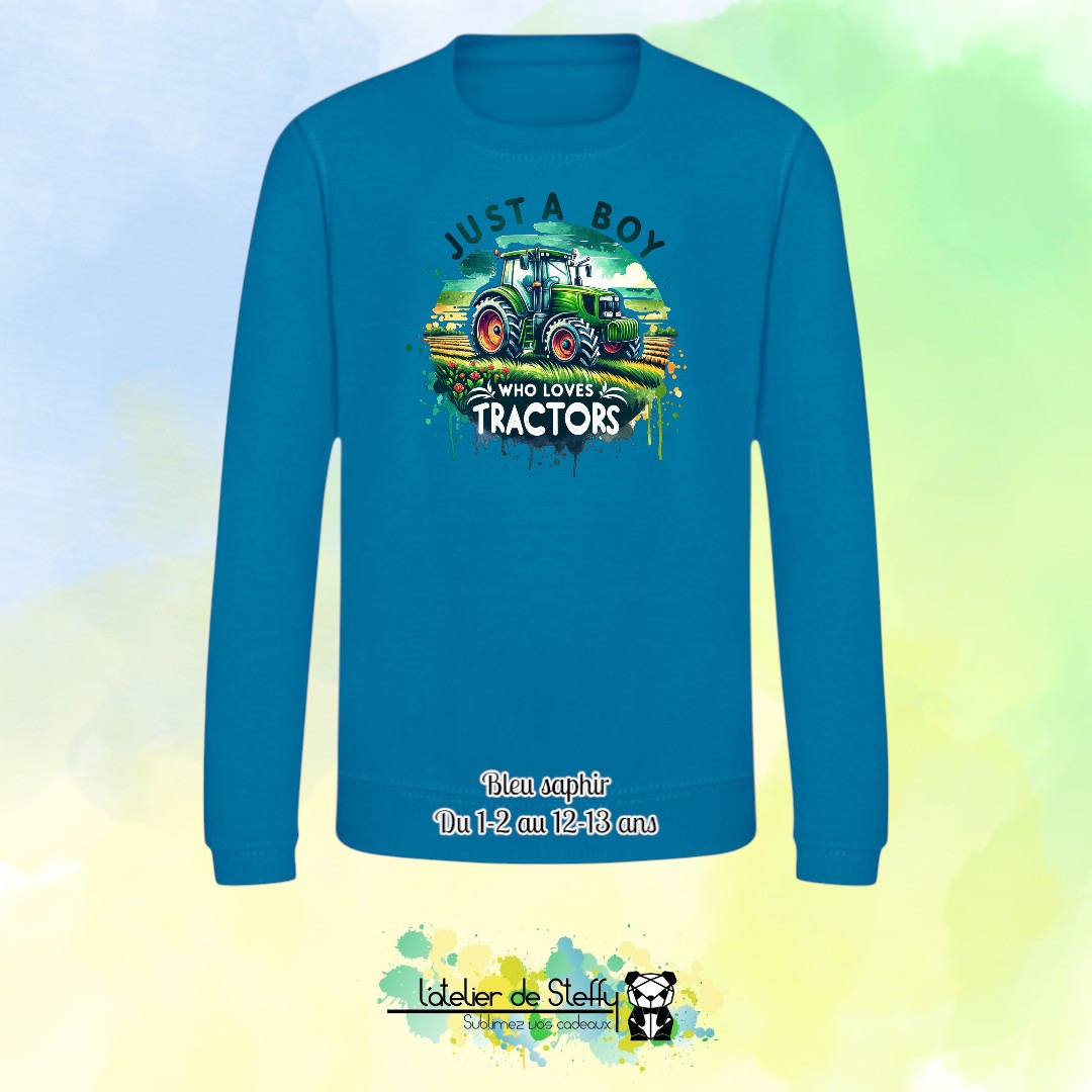 Sweat col rond Lyzo - Fan de tracteurs – Image 9