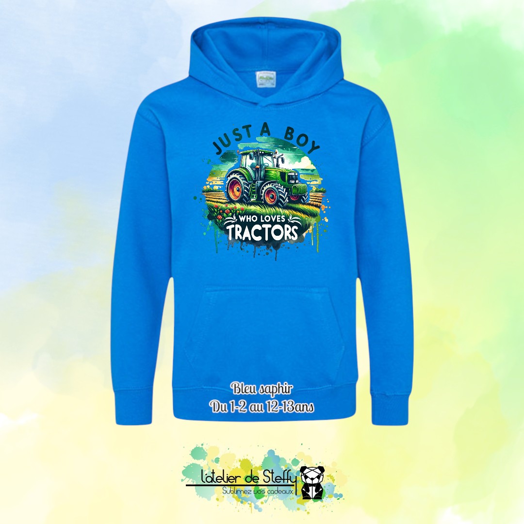 Sweat capuche Noah - Fan de tracteurs – Image 12