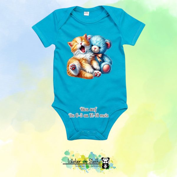 Body Pouyoute - Chaton et ourson – Image 5