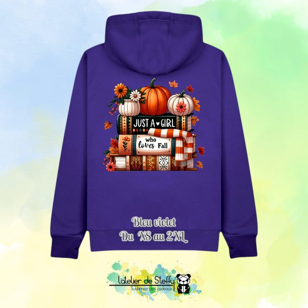 Veste sweat capuche Cath - Amour d'automne – Image 11
