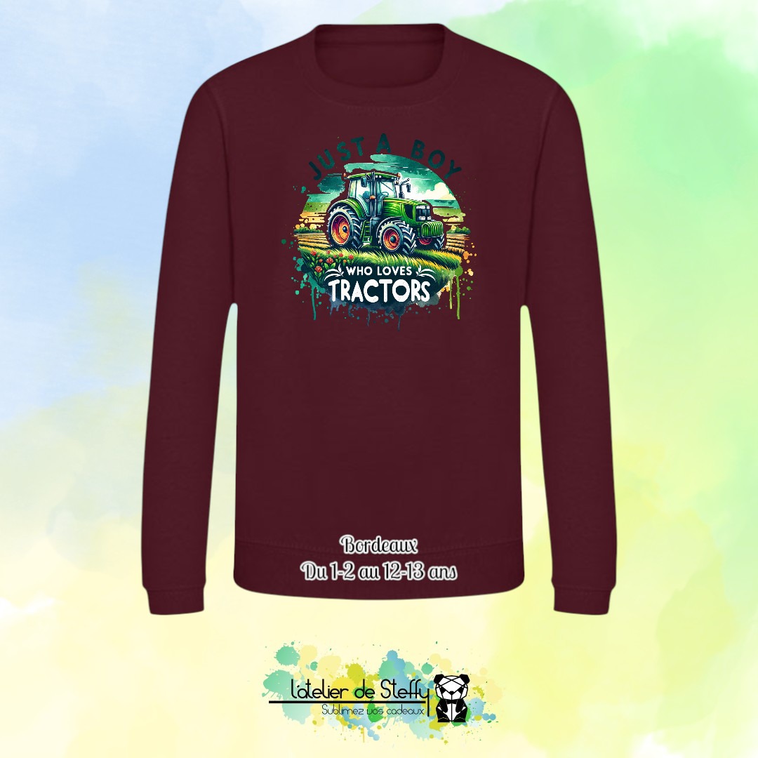 Sweat col rond Lyzo - Fan de tracteurs – Image 10