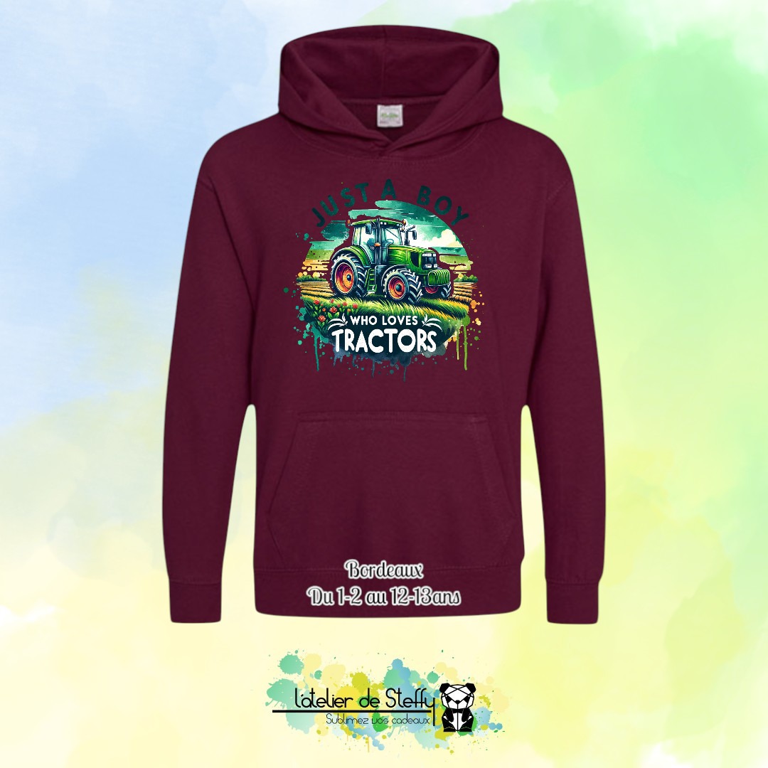 Sweat capuche Noah - Fan de tracteurs – Image 13