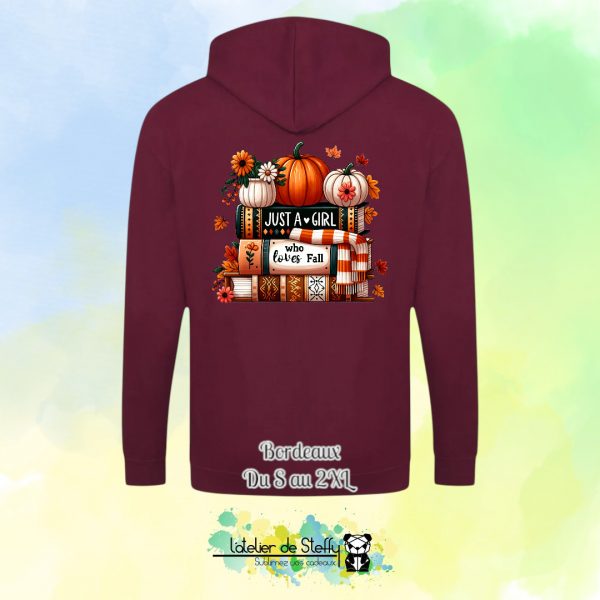 Veste sweat capuche Tof - Amour d'automne – Image 8